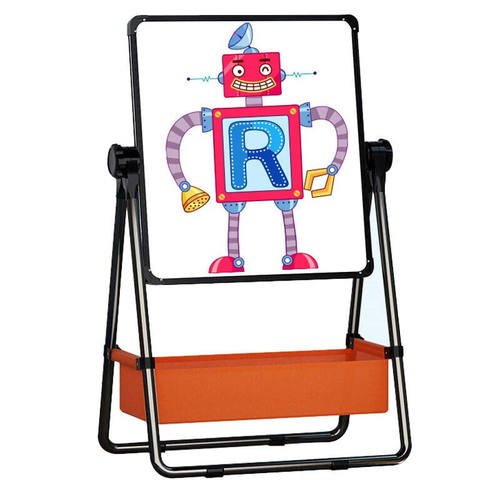 极速艾福儿儿童画板画架可升降家用双面磁性支架式U小黑板写字板