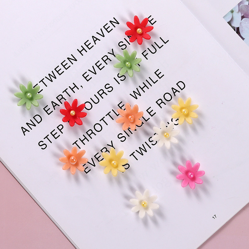 极速生日蛋糕装饰摆件q立体多色巧克力小花可食用插片翻糖蛋糕烘