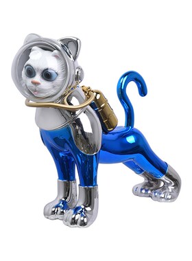 极速太空猫摆件创意家居客厅电y视柜酒柜装饰品乔迁新居礼品生日