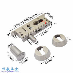 铝合金不锈钢有框玻璃门地锁 双开地弹簧门插销锁 金属铁门落地锁