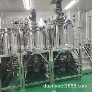 真空乳化均质机洗发水真空乳化搅拌锅高剪切真空罐厂家 500L固定式