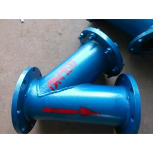 大口径焊接Y型过滤器GL4H 16法兰管道除污器碳钢不锈钢DN600