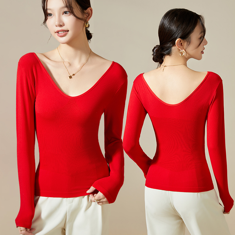 雅黎兮隐形内搭无缝女保暖内衣