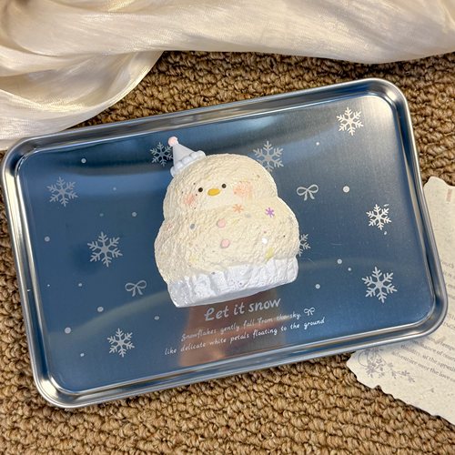 冬季限定雪人系列食品级硅胶慢回弹解压神器手工可爱捏捏乐雪人