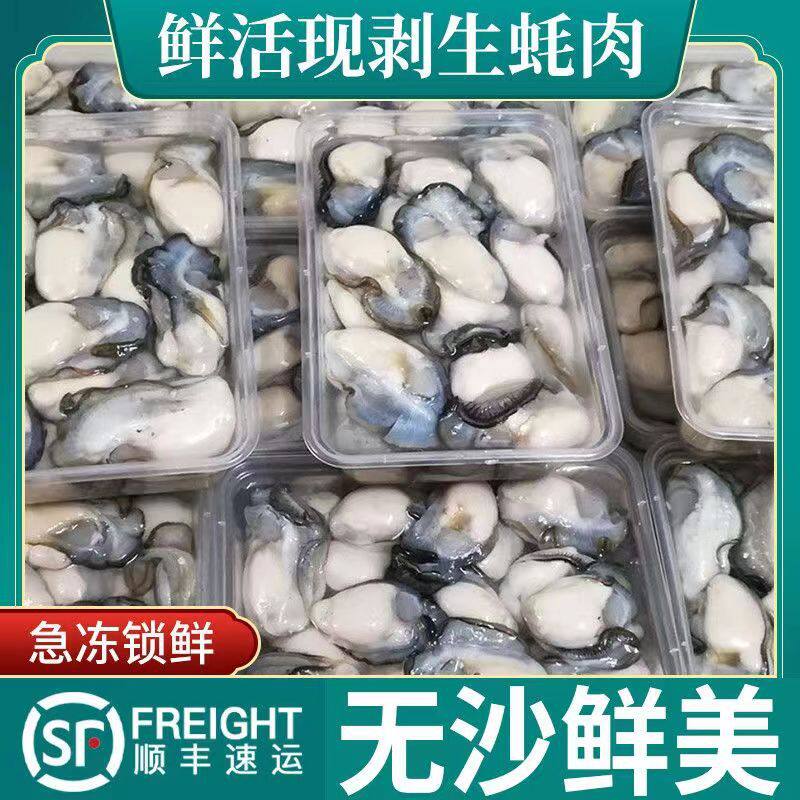 大号生蚝肉海鲜水产即食去壳牡蛎肉海蛎子肉贝类包邮250g*6盒