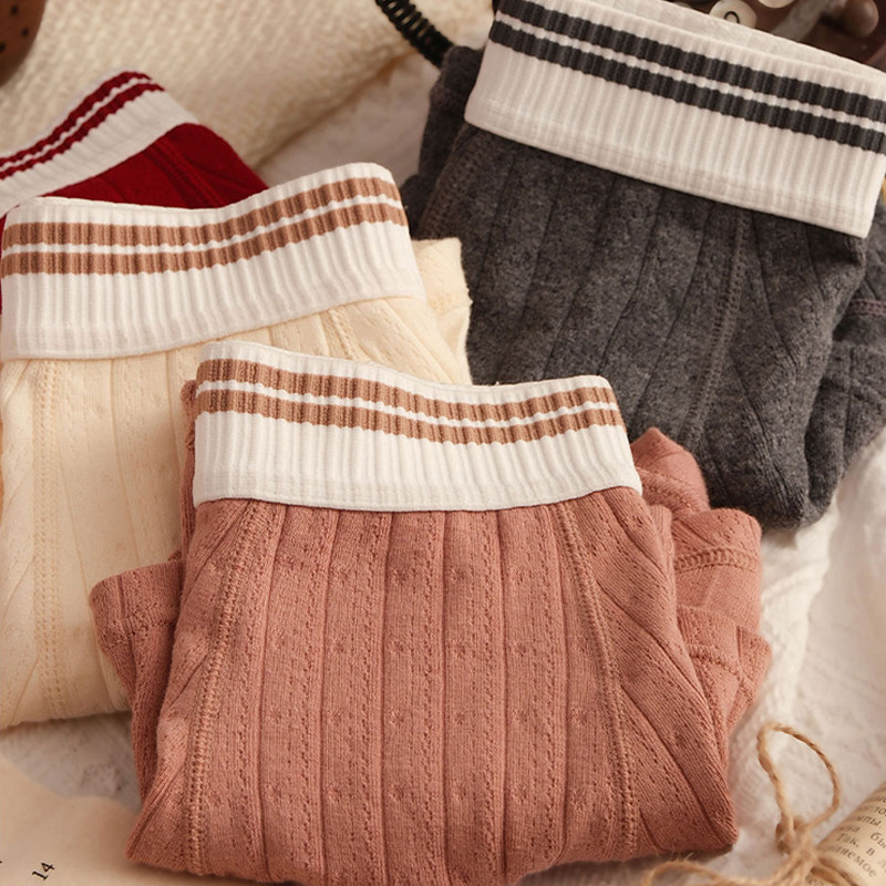 复古学院风男士内裤男生纯棉透气条纹亲肤2025新款平角四角短裤衩,女士内衣/男士内衣/家居服,男平角内裤,淘宝优惠券,粉丝福利购,淘宝优惠卷