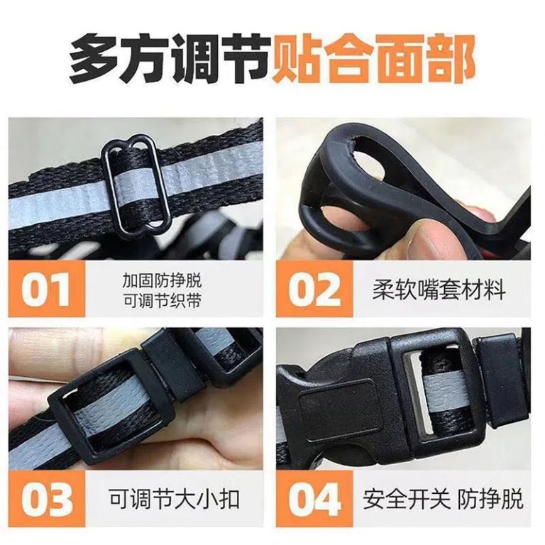 马犬外出乱食可调节止吠器狗狗嘴套防咬叫防乱吃口罩中大型犬