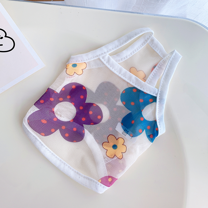 网纱背心宠物猫咪狗狗夏季薄款法斗柯基泰迪幼犬博美兔子比熊衣服