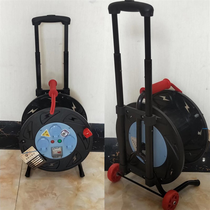 线盘户外移动电缆盘防水收纳盘线滚子绕线盘空盘大功率拖线盘卷盘