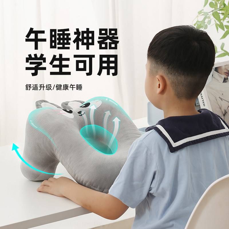 儿童午睡枕趴睡枕中小学生睡觉神器趴桌上午觉办公室午休专用枕头