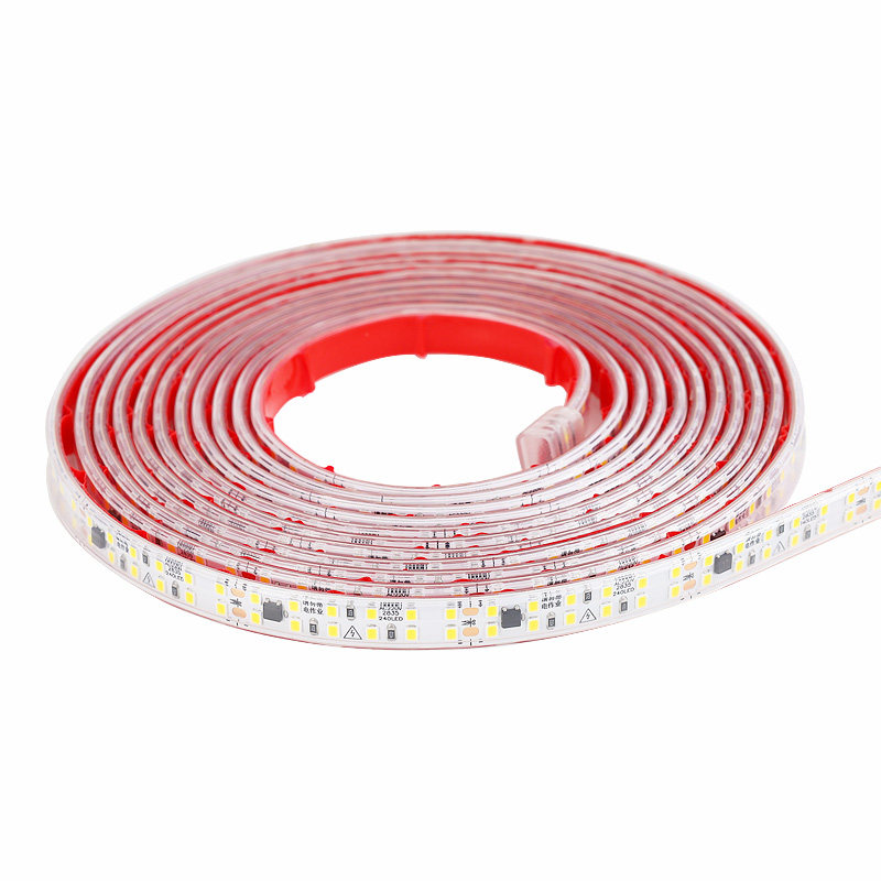 照明灯带led超薄自粘货架装饰贴片软灯条客厅户外防水线条灯220v