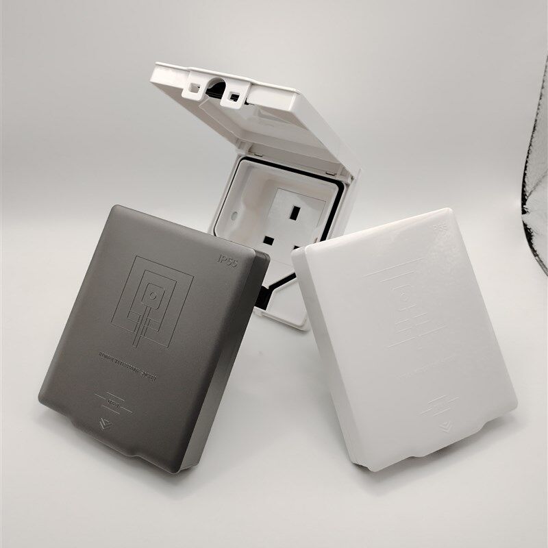 英规港版嵌入式隐形插座 13A防水IP55电冰箱内凹空调专用插座面板