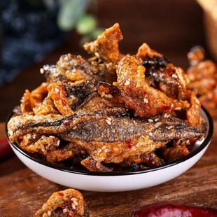 香辣鳕鱼皮500g零食香酥麻辣鱼皮鱼即食海鲜特产小吃油炸鱼干鱼片