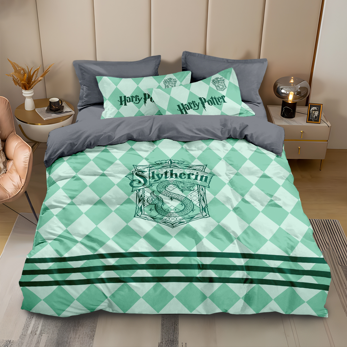 哈利波特纯棉被套四件套