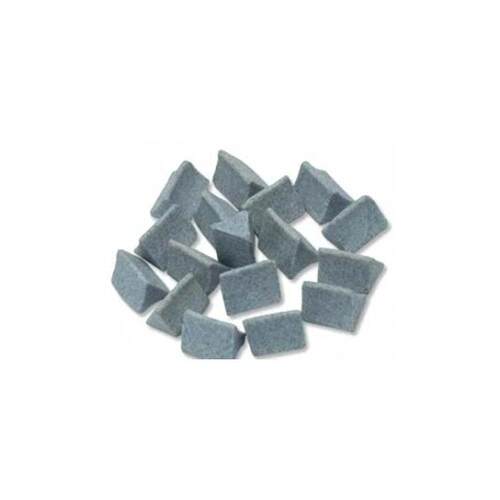 砂喷处理用研磨石 刚玉抛磨块正斜三棕角112磨石振研光抛光研磨石