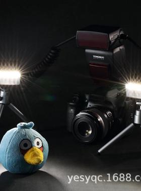 YN24EX双头微距闪光适用佳能相机口腔牙环齿昆虫于珠宝灯闪灯