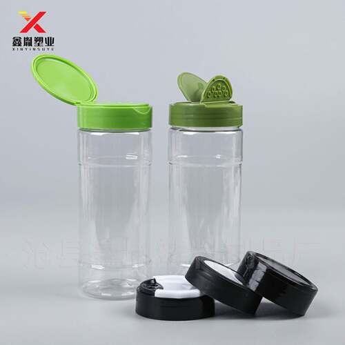 蝴蝶盖塑料pet烧烤撒圆CAB形辣椒料粉料55塑0ml胡椒粉子塑料