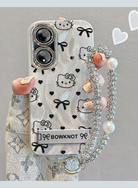 适用OPPOA98手机壳A97新款A96卡通A93全包A72创意A55/53时尚A52蝴蝶结KT猫A11女款A32高级A3防摔套A2Pro潮
