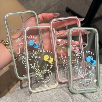 适用苹果系列凯蒂猫手机壳