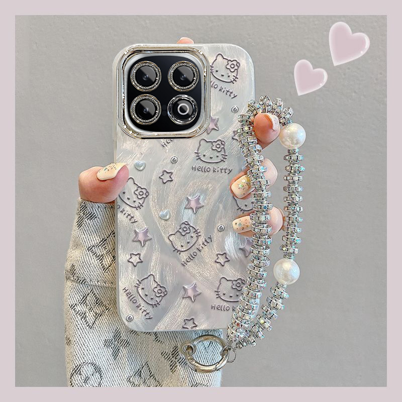 适用iQOO系列爱心kt猫手机壳