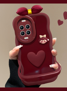 适用华为Nova14手机壳Nova13Pro新款Nova12Ultra卡通简约11红色喜庆爱心女孩Nova10全包9防摔8/7保护套