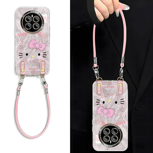 适用荣耀Magic系列碎花凯蒂猫壳