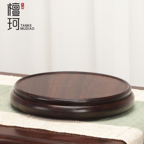 整木制作 素面圆形底座