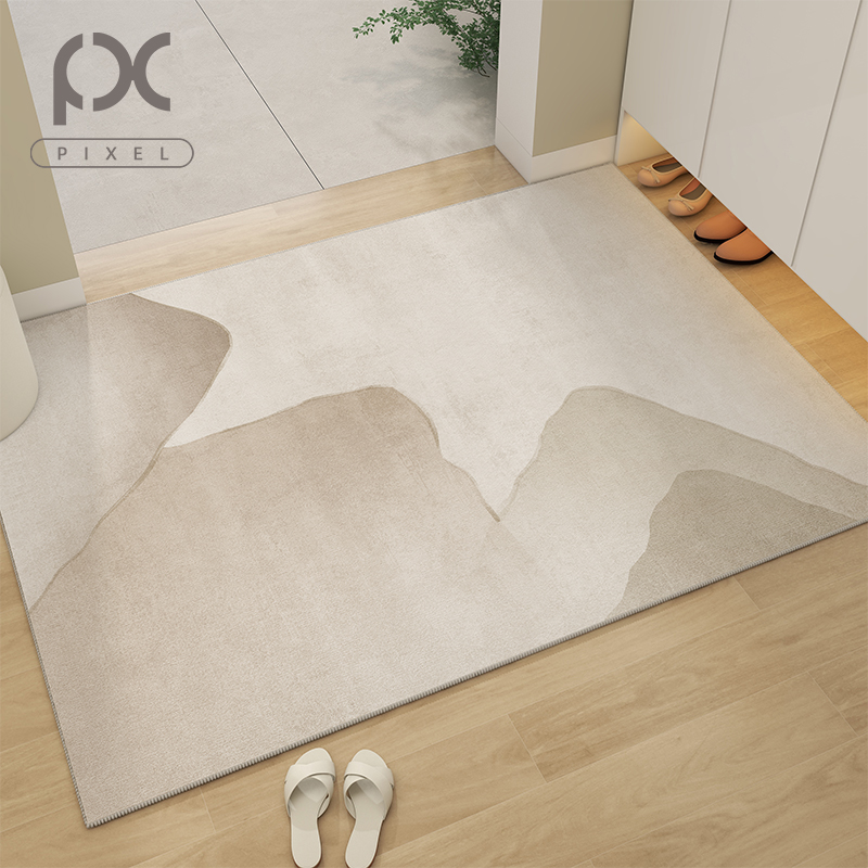 地垫入户门垫级感防滑门口玄关垫子家用K加厚客厅脚垫耐脏免擦洗