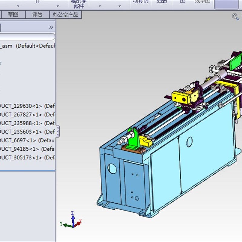 自动数控弯管e机3D图 G934 机械设计参考资料设计素材3D图纸