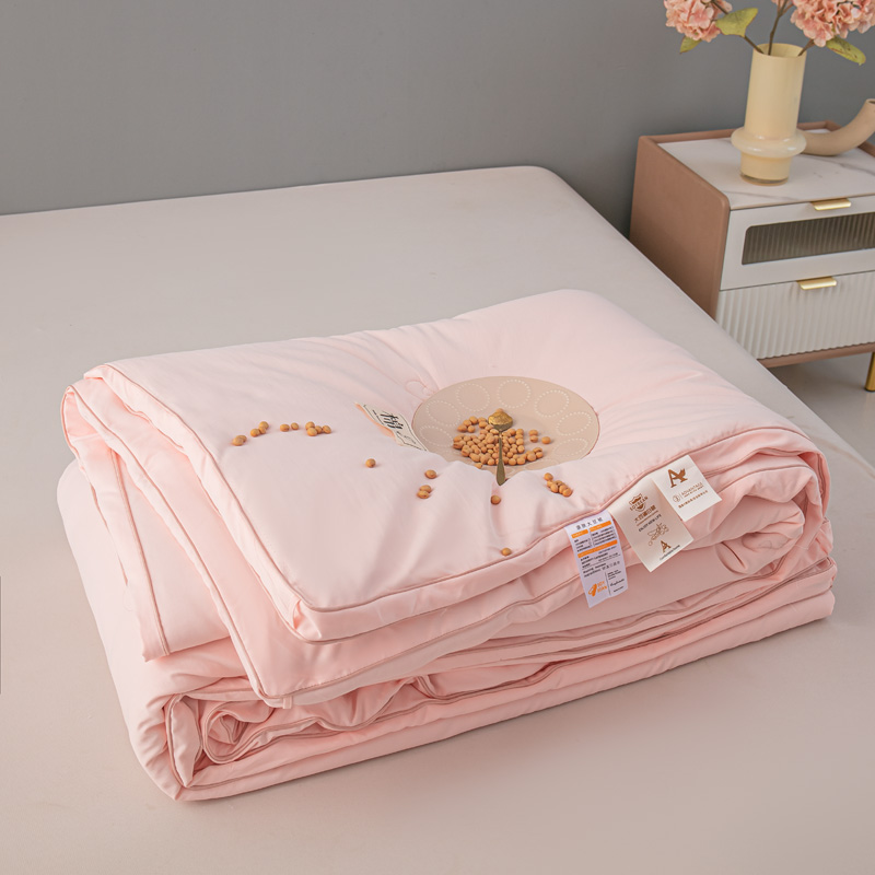 A类全棉大豆纤维被芯 纯棉加厚冬被子春秋被空调被可机洗保暖棉被