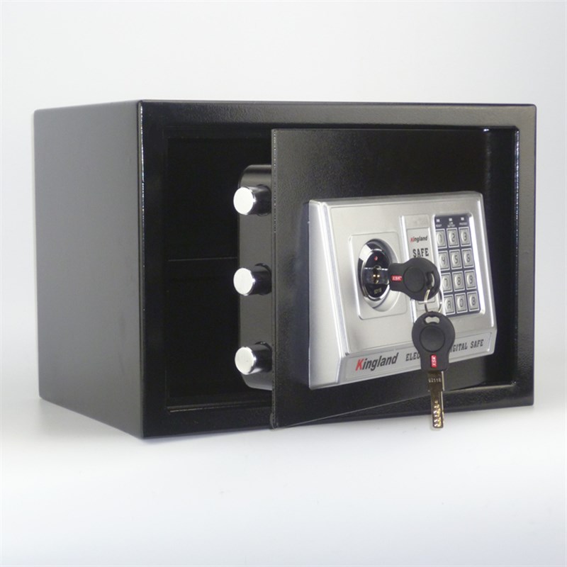 包邮全钢25cm小型迷你家用入墙商用办公保险箱密码防盗床头保险柜