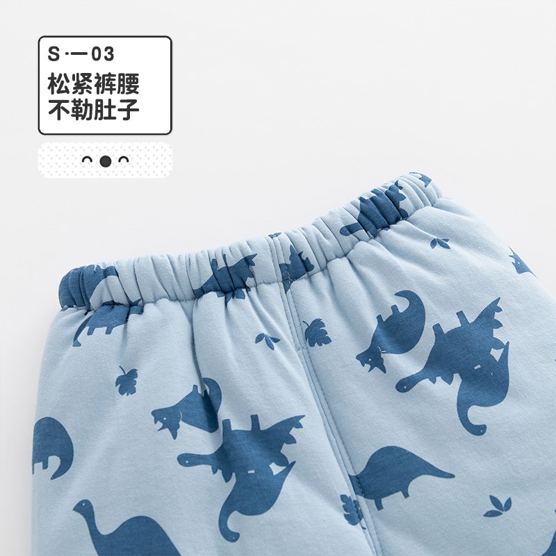 儿童冬装套装纯棉夹棉带帽可爱婴儿宝宝衣服1保暖加厚外出棉服3岁