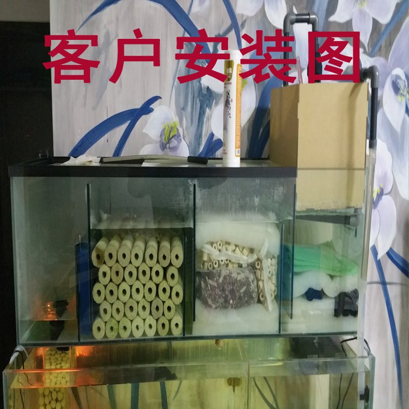 鱼池过滤材料藤棉水族生化棉培菌毡鱼缸生化网高密度养殖过滤材料