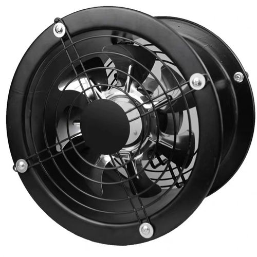 墙式高速圆筒风机8/10/12寸厨房抽油烟静音排气扇强力换气通风扇