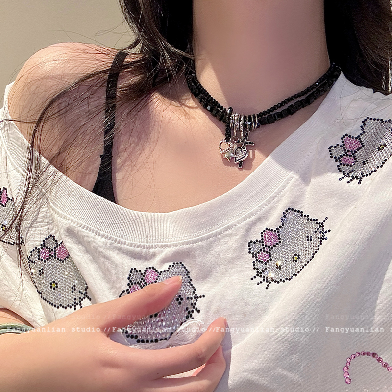 辣味甜心爱心项链女款