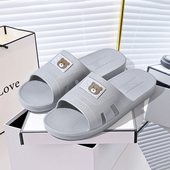 潮流外穿外出夏天家用酒店软底防滑浴室室内居家男生拖鞋 拖鞋 男款