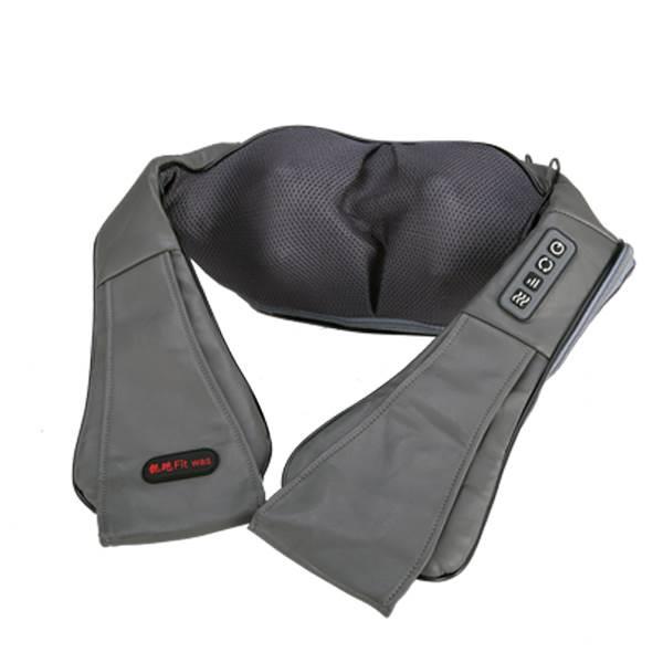 l靓跑红光揉捏颈按摩器脖 背颈披部腰部肩膀部颈肩子 肩家用捶打