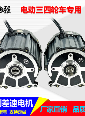 电动三轮车金彭尤里卡四孔五孔14齿差速电机48V60V650W800W1000W