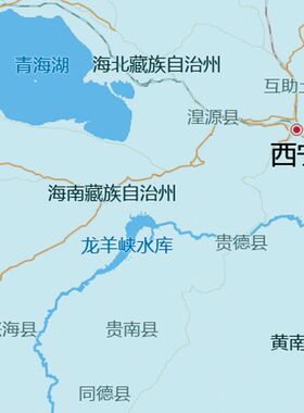 2024新款中国西北区域地图贴图办公室挂图西北五省地图超大装饰画