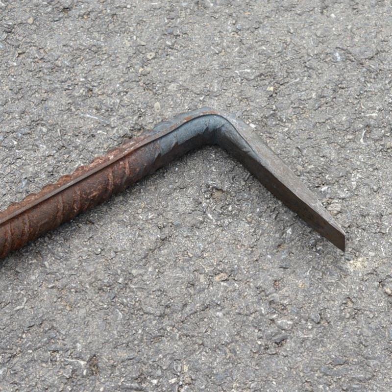 手工铸造螺纹钢木工拆模小撬棍特种钢扁头钢筋撬杠长撬棒木模翘棍