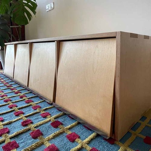 日式实木服装店收纳柜落地靠墙组合柜子海洋板装饰柜置物柜储物柜