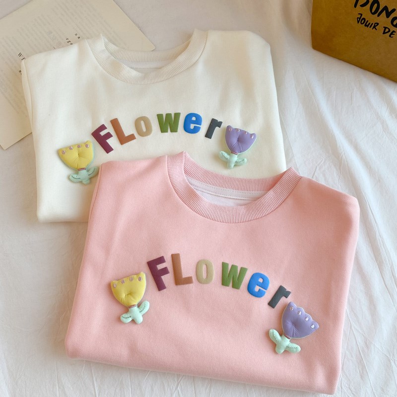 女童卫衣春秋2024新款中小童薄款洋气中长款儿童女宝宝春装打底衫