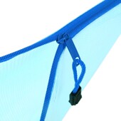 加厚20个文件袋透明A3网格拉链袋A4防水资料袋学生试卷袋A5收纳袋