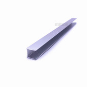 8mm八毫米铝槽U型卡槽玻璃包边槽铝合金型材内8MM导轨单槽单轨道