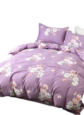 全棉被罩纯棉被套单件200x230cm单双人1.5x2m180*220学生宿舍加厚