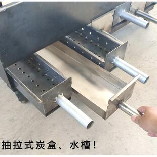 商用无烟全自动烤羊腿炉子木炭烤羊排专用架子电动旋转烤鸡箱饭店