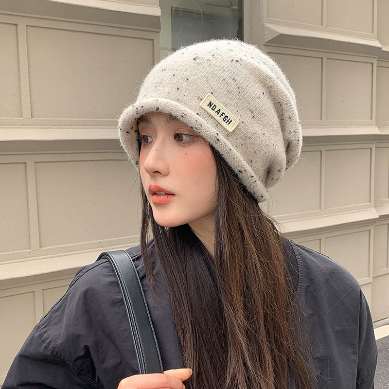 韩版卷边包头帽秋冬保暖