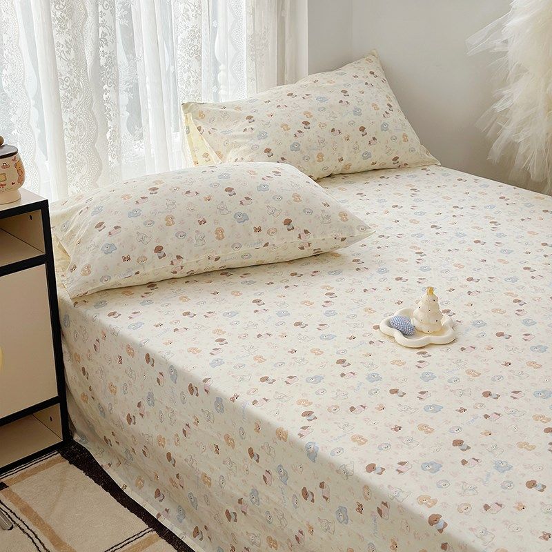 全棉A类双层纱床单单件 纯棉有氧纱布婴幼童床单睡单床笠双人定做,床上用品,床单,淘宝优惠券,粉丝福利购,淘宝优惠卷