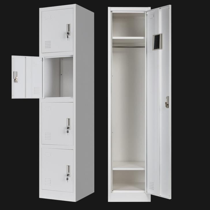 更衣柜员工柜二三四五六门带锁铁皮柜文件柜宿舍健身房单门储物柜