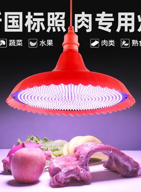 新规标准ledh生鲜灯猪肉灯卤菜熟食灯超市鲜肉水果海鲜蔬菜全白光